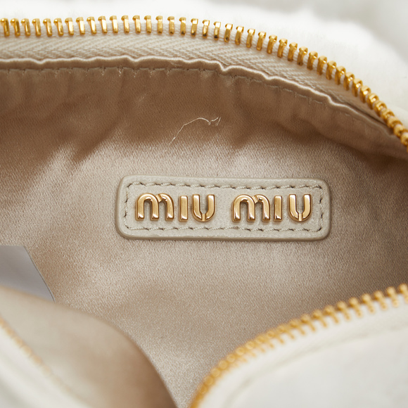 MIU MIU Mini Shearling Wander Satchel - Picture 6 of 11